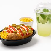 Grilled potatoes, Corn & Mojito Combo