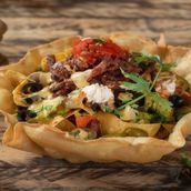 Beef Tortilla Basket