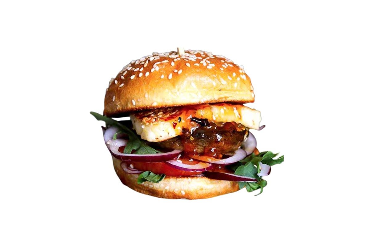 Grilled Halloumi burger