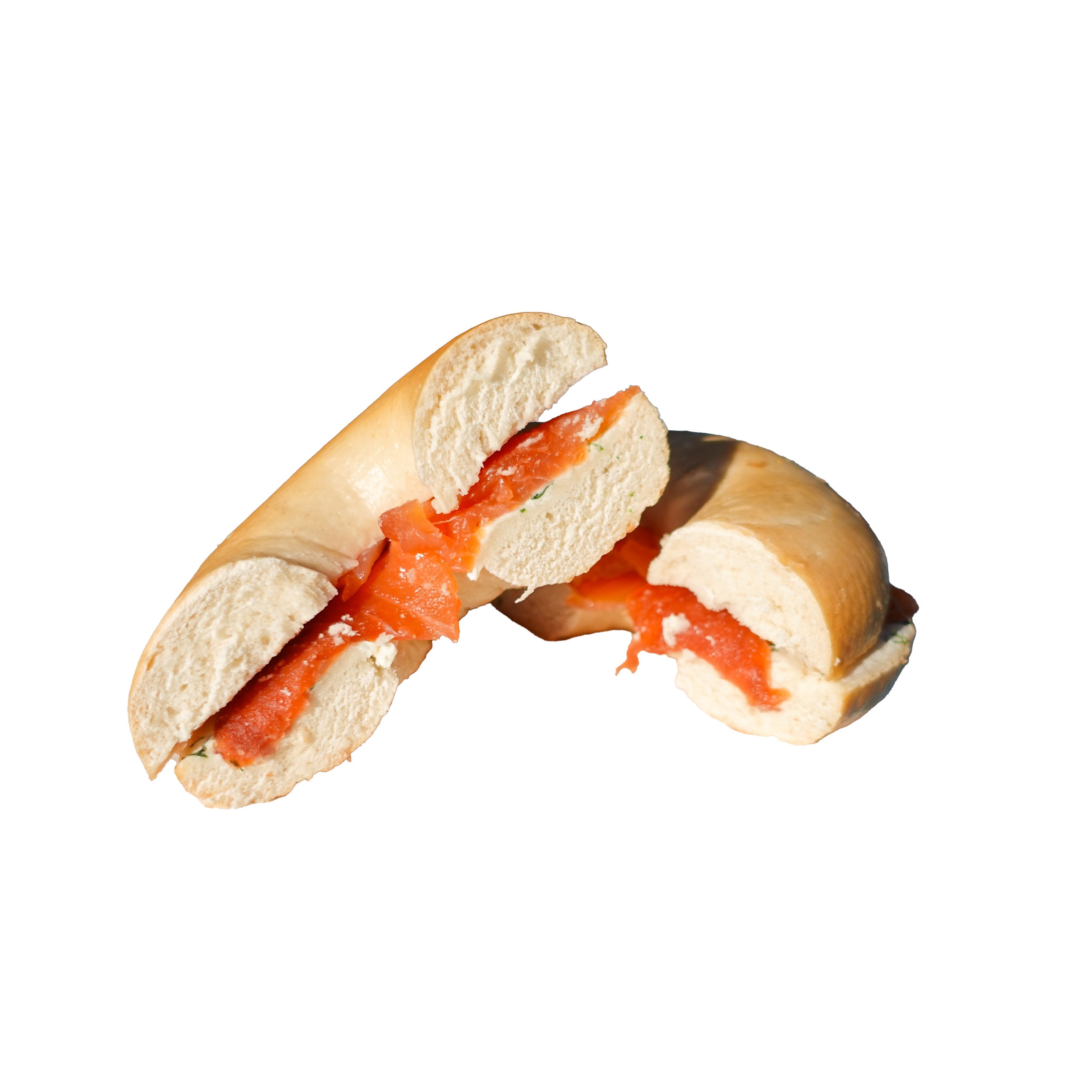 Salmon & Cream Cheese Bagel