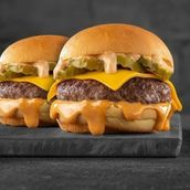 Sticky Beef Burger