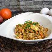 EGG WITH TOMATO meal