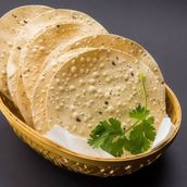 Roasted Papad And Fried Papad