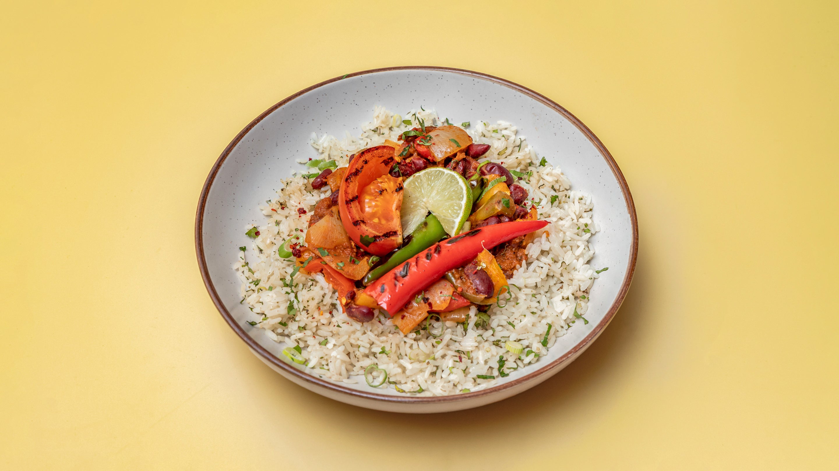 Rice bowl Chicken Fajita