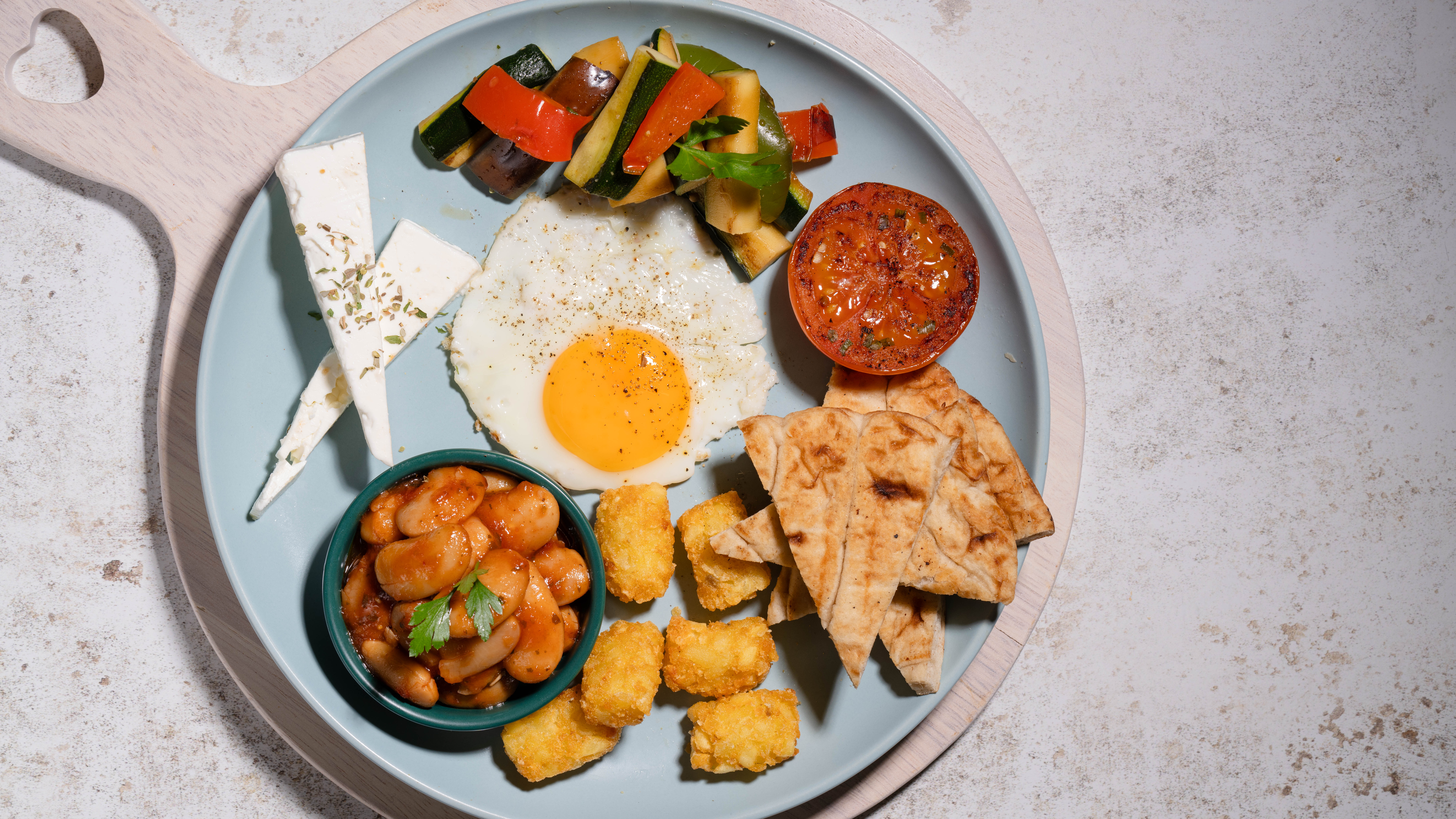 Vegetable- Grilled Veggies breakfast box