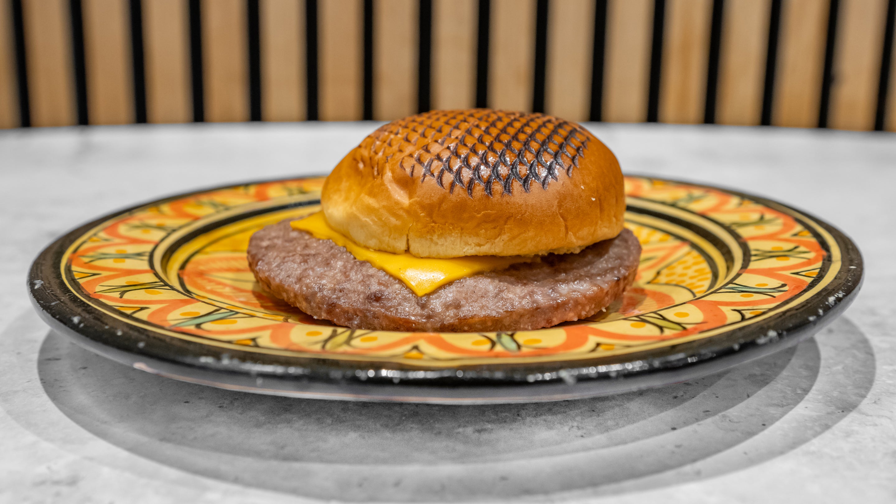 Beef Burger with Chips