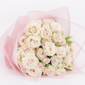 Talia - Baby Rose Royal Porceline Bouquet Of 10 Stems