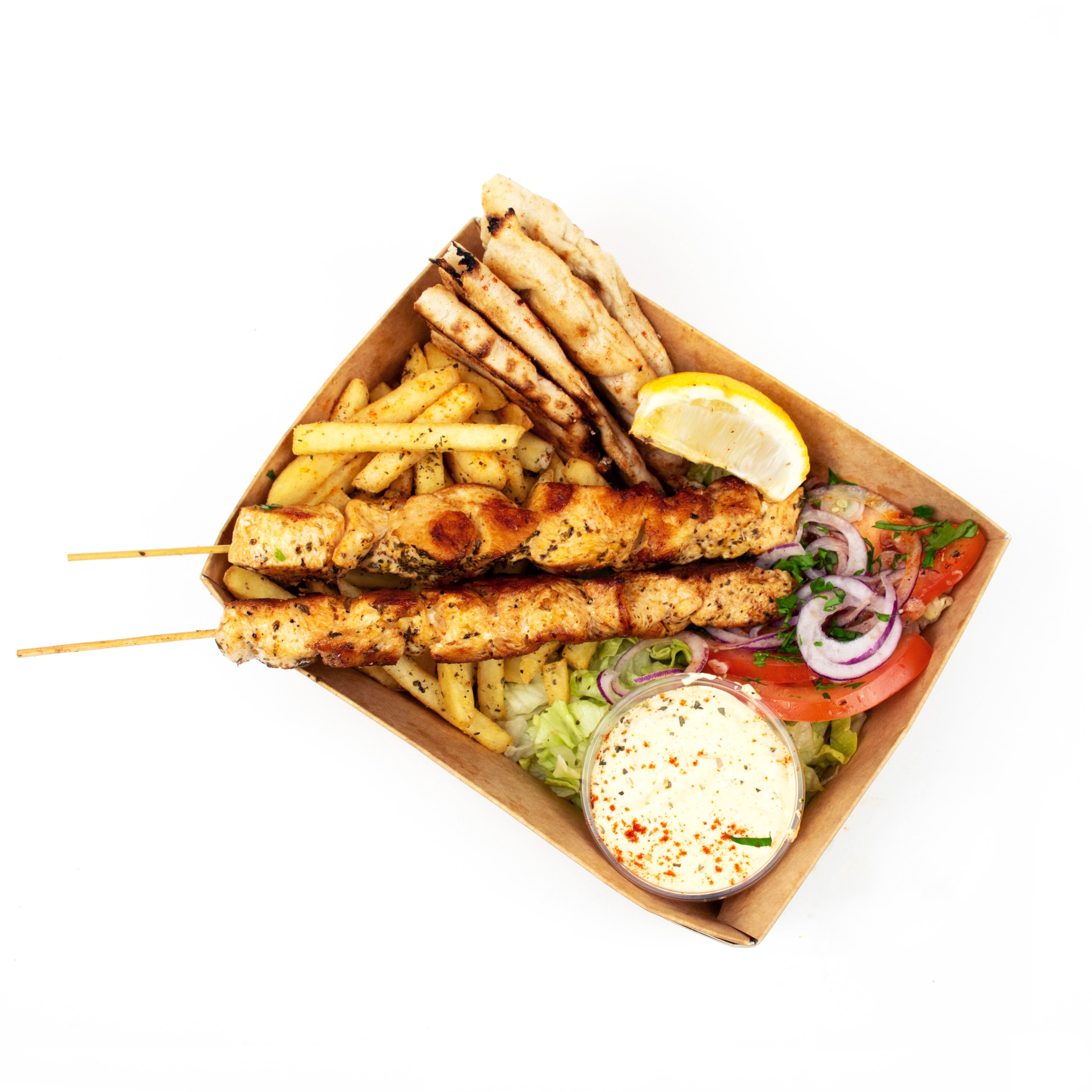Chicken Souvlaki Box