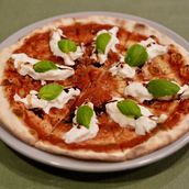 Burrata pizza