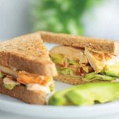 Avocado Chicken Panini Sandwich