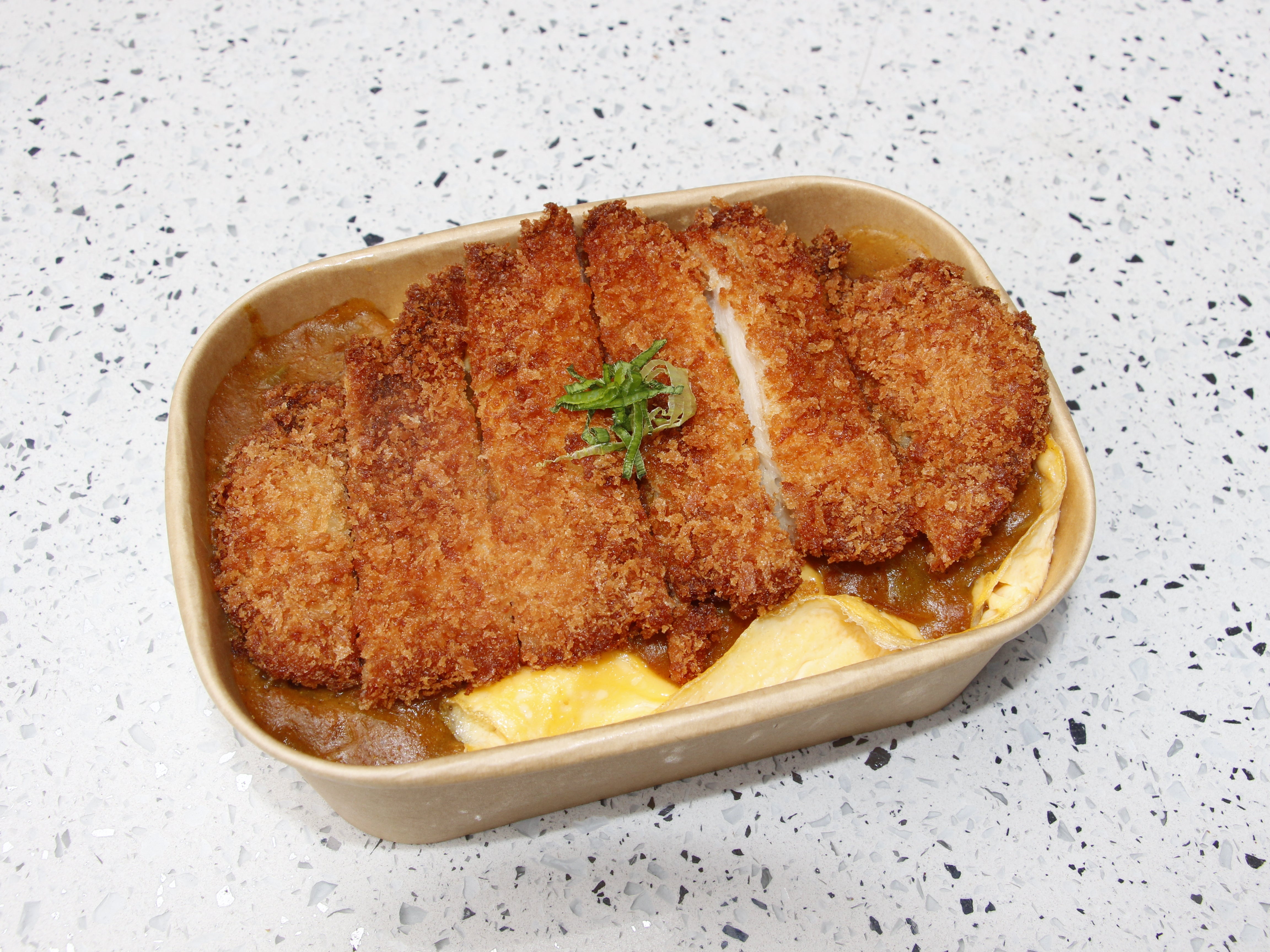 Chicken Katsu Curry Omurice Bento