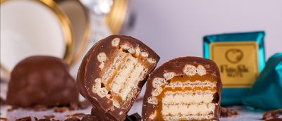 Chocolate Biscuit Caramel Rice Crispy