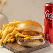 The Breakfast Burger Combo