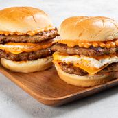 Buy 1 Double Patty With Cheese And Egg And Get 1 Free