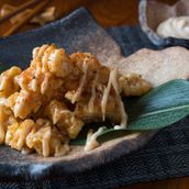 Creamy shrimps