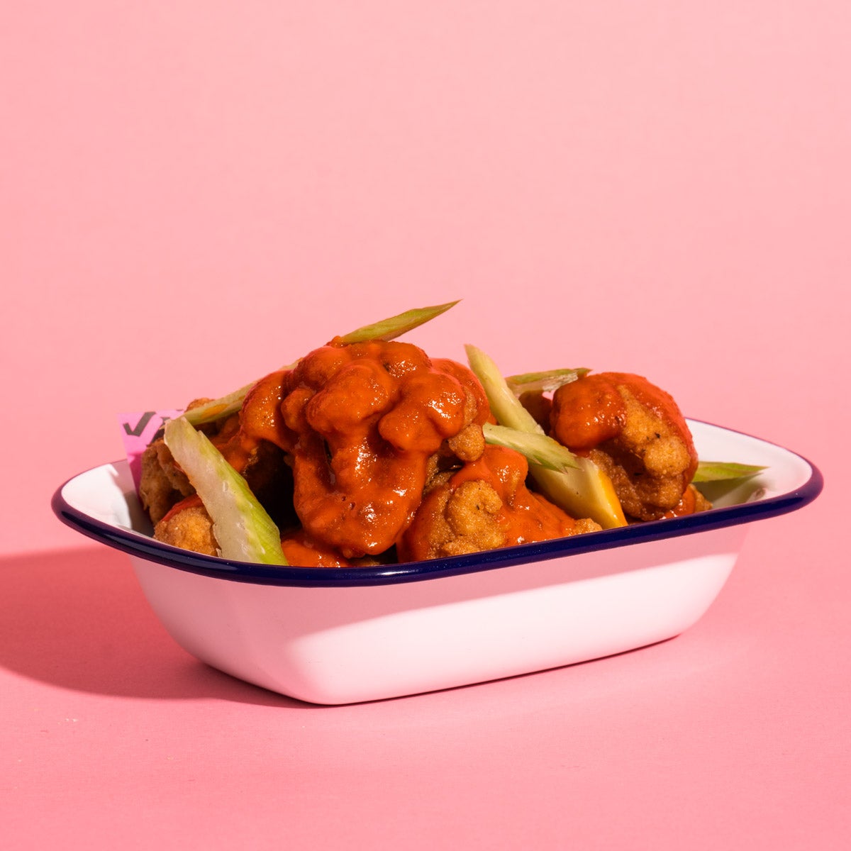 Buffalo cauliflower bites