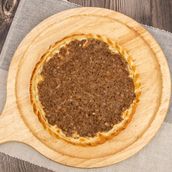 Lahm Bi Ajin With Pomegranate Molasses