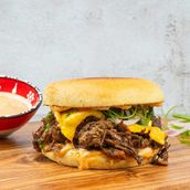 Pulled Beef Burger