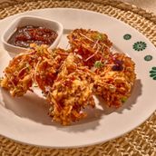 Emirati-Spiced Aroug Bread Tamarind dip