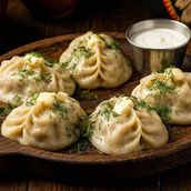 Manti With Meat (Манты из говядины)