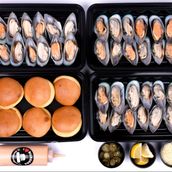 Mussel Bbq Box 24 Pcs