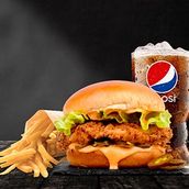 Spicy Crispy Chicken Burger Combo