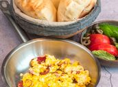 Cheesy Eggs W Pepperoni
