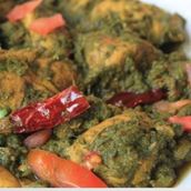 Chicken With Spinach