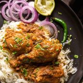 Pulao Rice with Chicken gravy