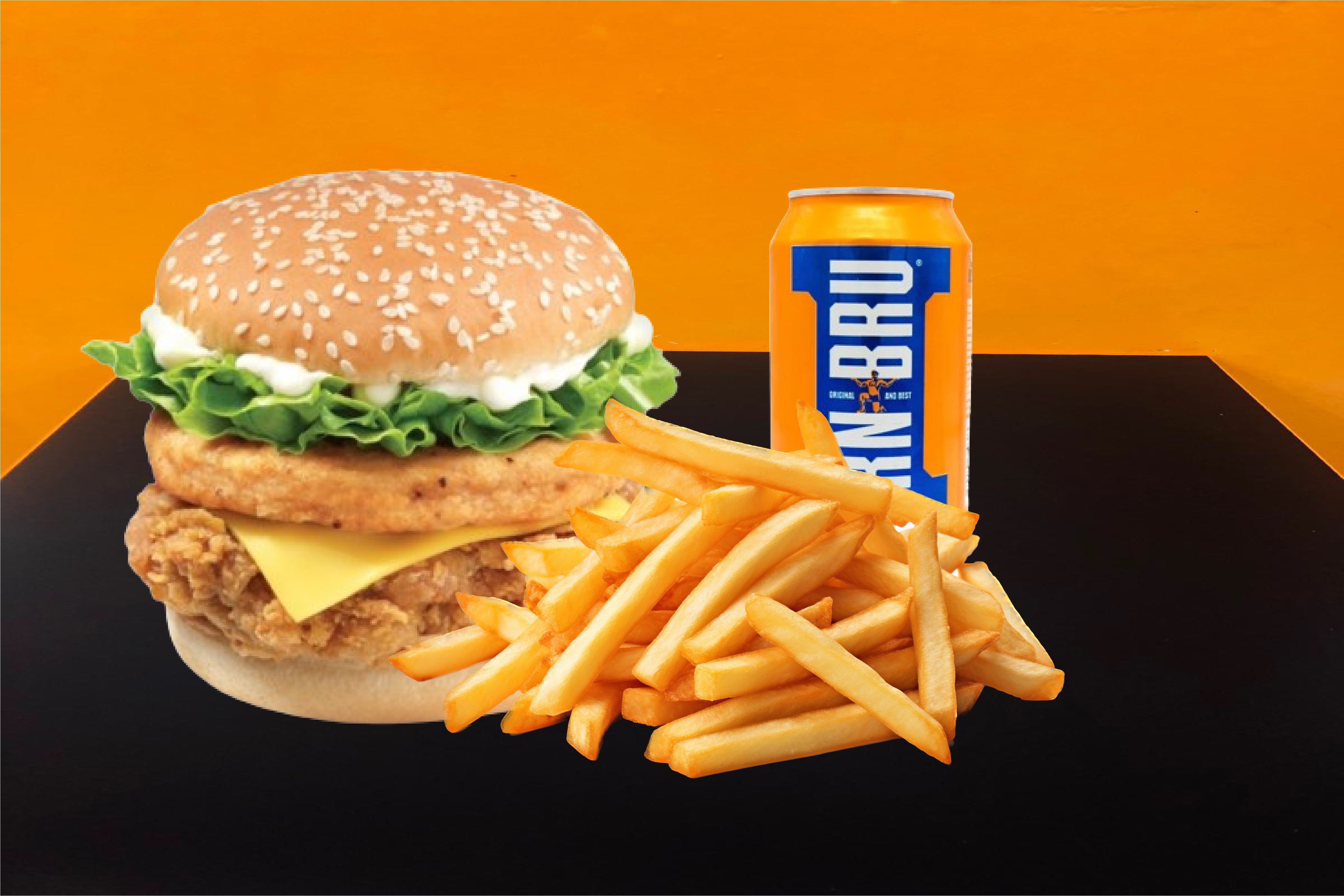Mega  Burger meal