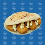 Brain Sandwich (Baladi Bread)