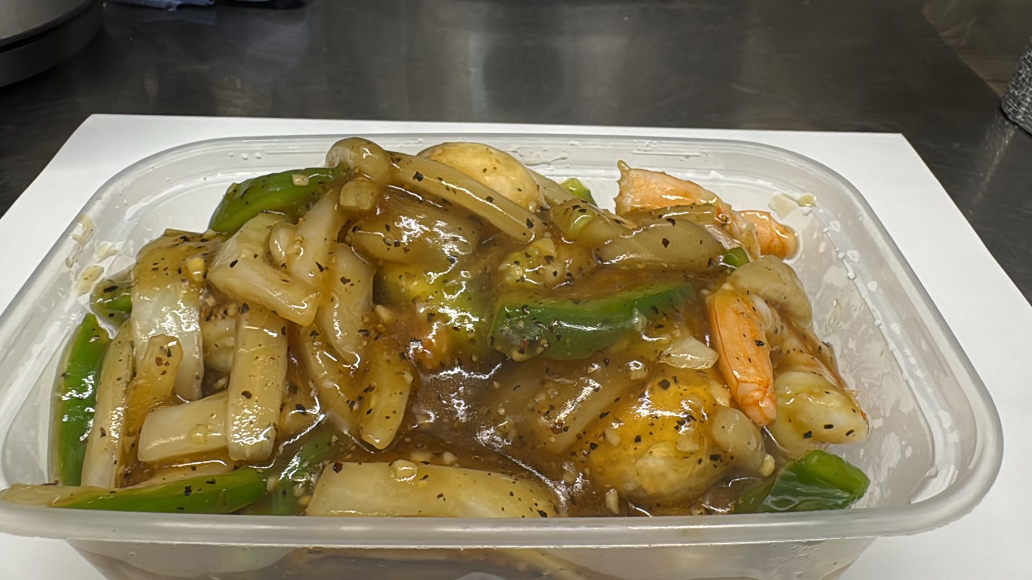 Black Pepper King Prawn