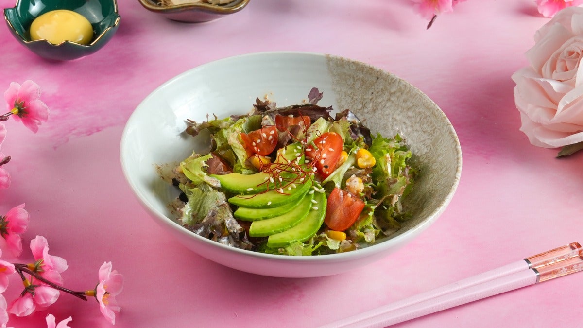 Fresh Senpai Salad with Sesame Sauce