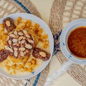 Chicken Couscous with Tfaya