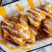 Cheesy Buffalo Wings 
