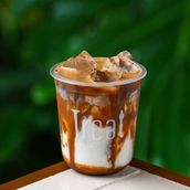Caramel latte cold