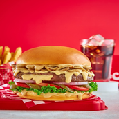Truffle Mushroom Burger Meal