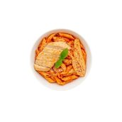 Brown Pasta Chicken Red Sauce