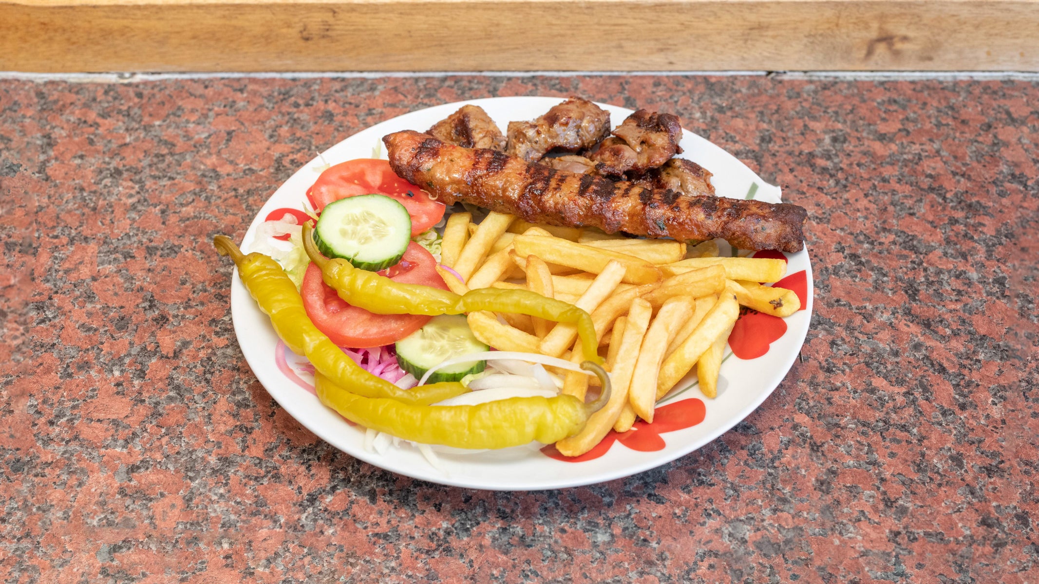 Lamb Shish and Lamb Kofte