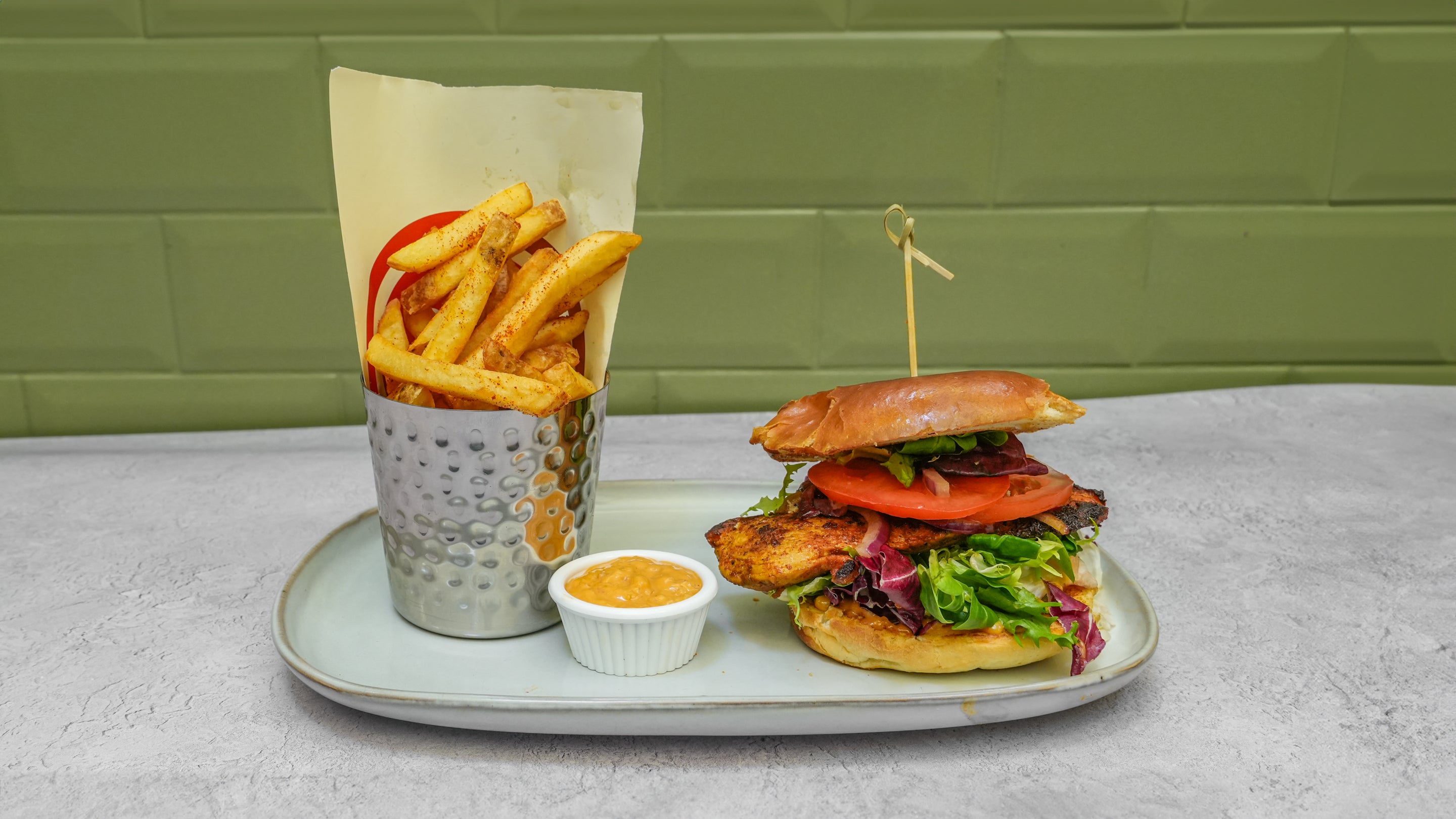 Peri-Peri Chicken Fillet Burger