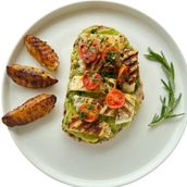 Halloumi Avocado Toast