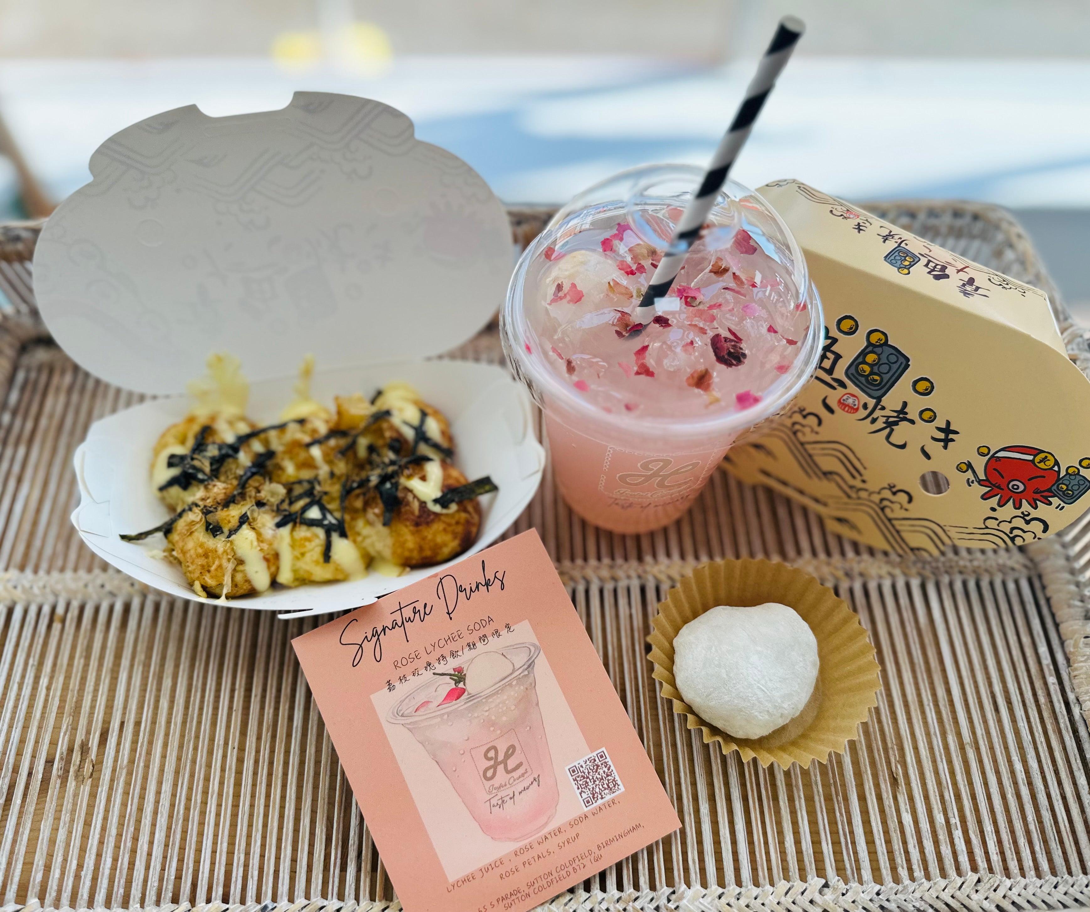 1 Mochi, Takoyaki, and Ice Drinks