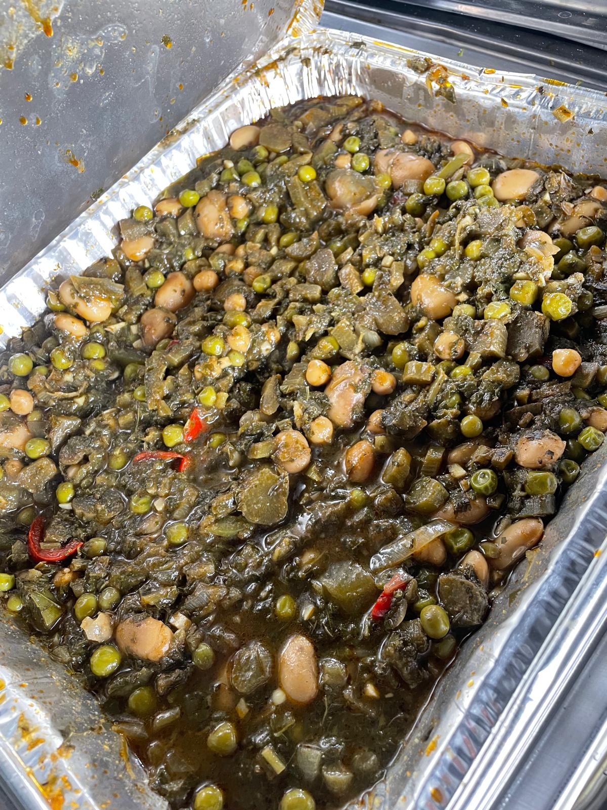 Callaloo with Mixed Veg