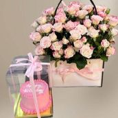 Pink Cake With A Flower Bag 23-2025