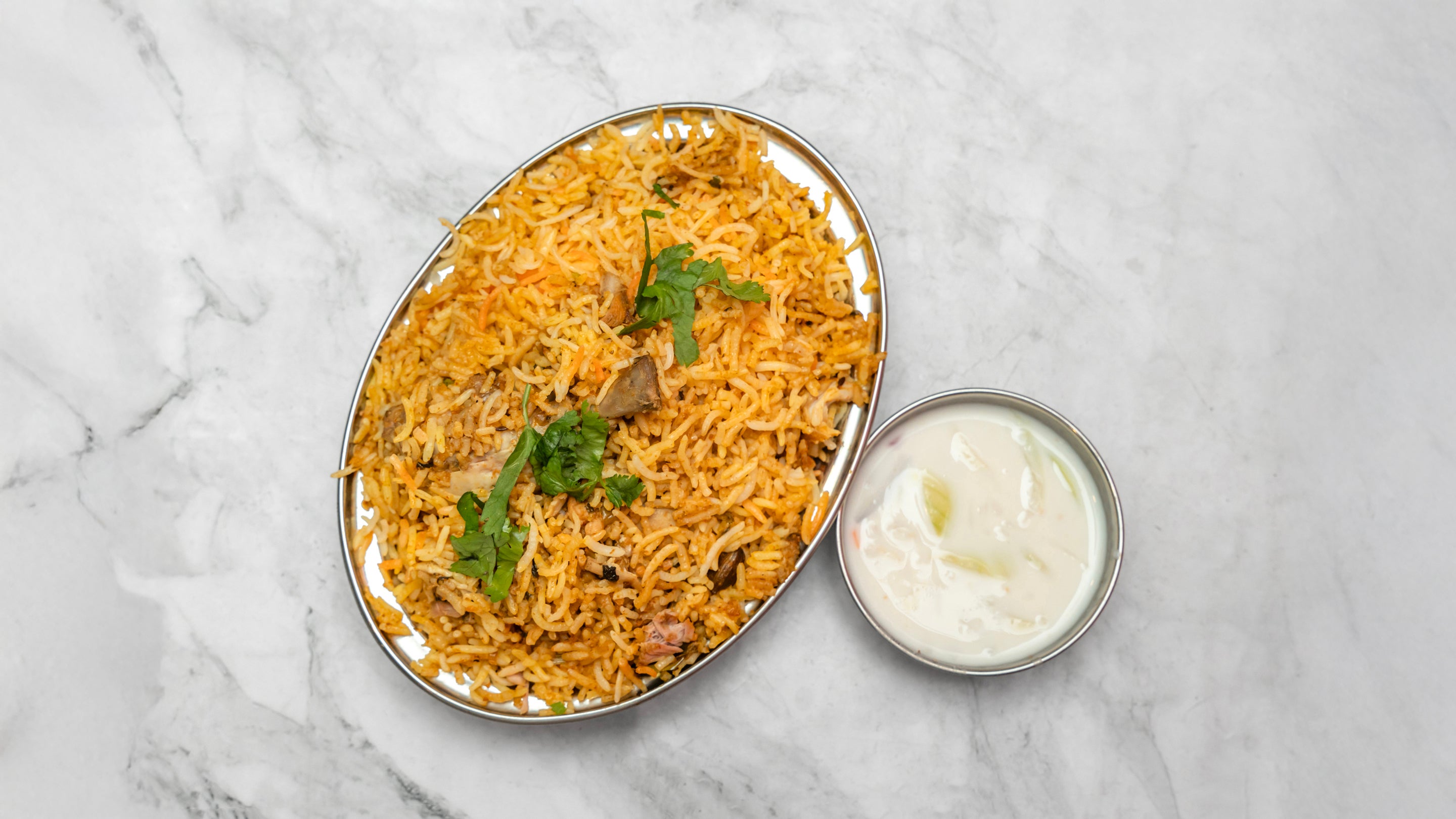 Madras Chicken Dum Briyani