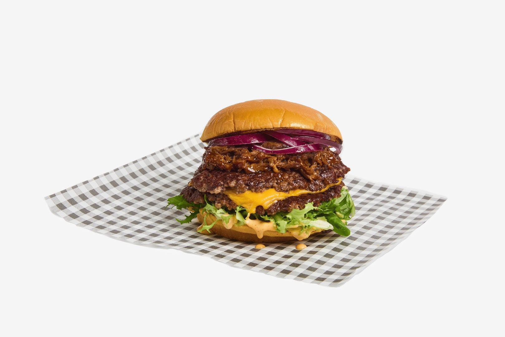 Pulled Angus Beef Burger