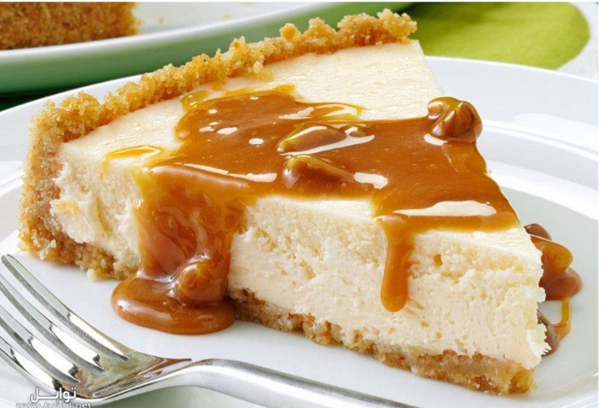 Salted Caramel Blondie Cheesecake