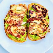 Honey Halloumi Avocado Toast