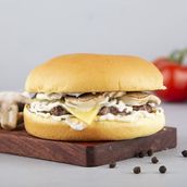 Mushroom And Swiss Burger by Berry