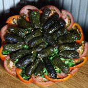 Stuffed grape leaves